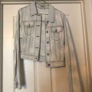 White wash jean jacket